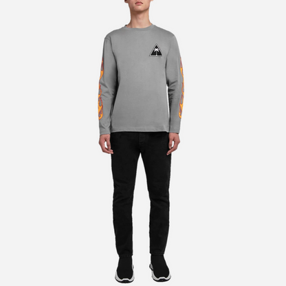 PALM ANGELS FLAMES LONG SLEEVE