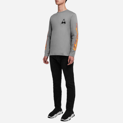PALM ANGELS FLAMES LONG SLEEVE