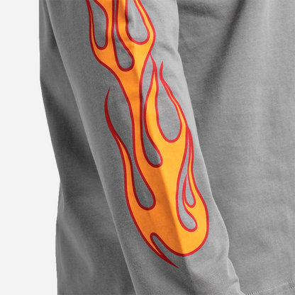 PALM ANGELS FLAMES LONG SLEEVE