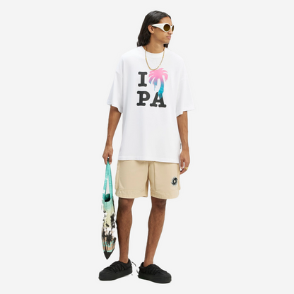 PALM ANGELS I LOVE PA T-SHIRT WHITE