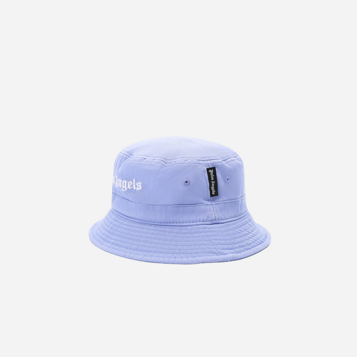 PALM ANGELS Twill Bucket Hat In Light Blue