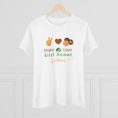 Peace, Love & Cookies Women's Tee - Spread the Love (and Cookies)! ✌️💖🍪 - Whippie's