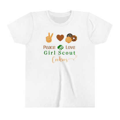 Peace, Love & Cookies Youth Tee - Spread the Love (and Cookies)! ✌️💖🍪 - Whippie's