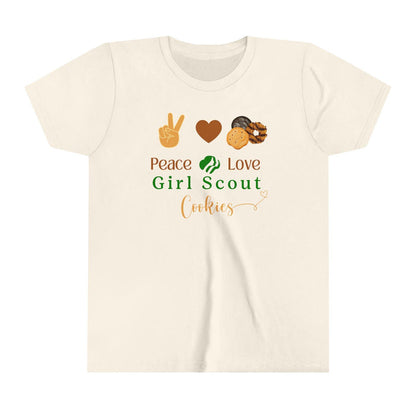 Peace, Love & Cookies Youth Tee - Spread the Love (and Cookies)! ✌️💖🍪 - Whippie's