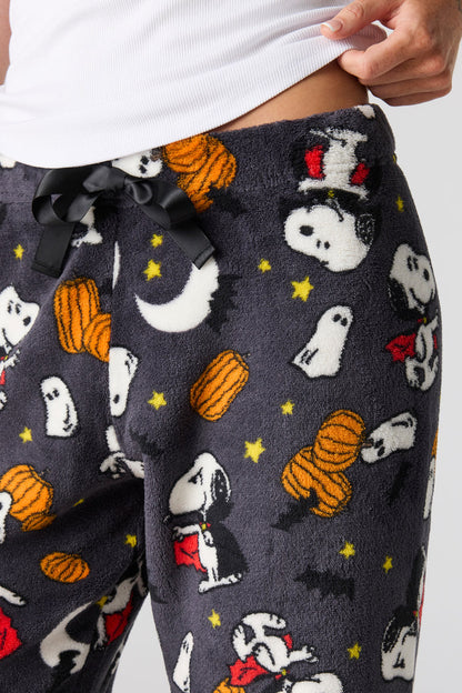 Peanuts Halloween Plush Pajama Pant