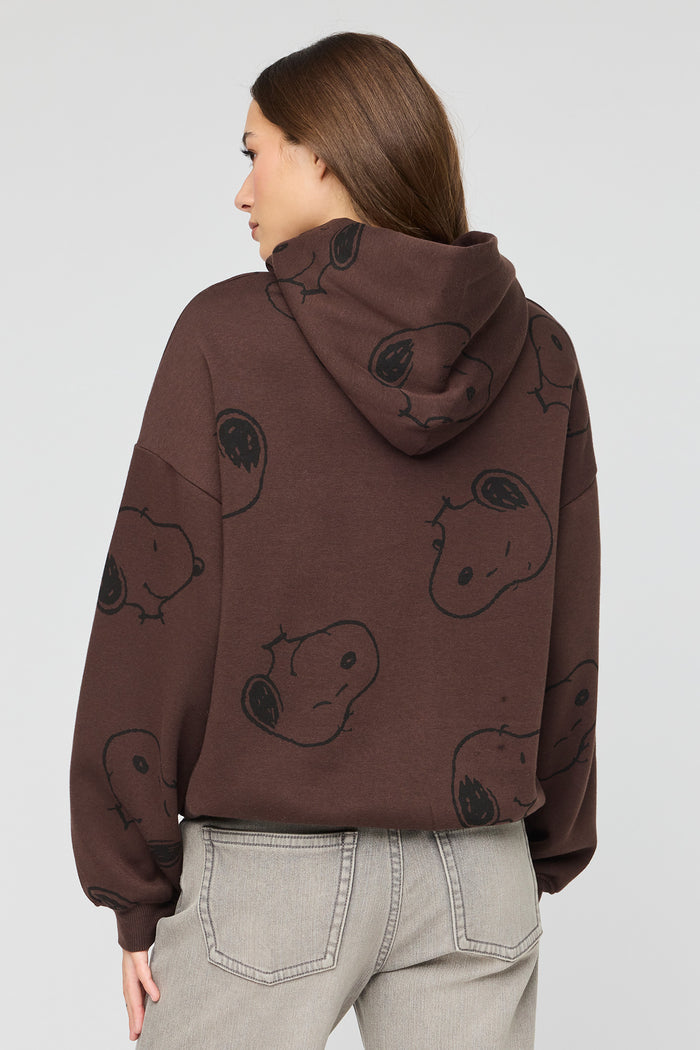 Peanuts Snoopy Graphic Fleece Hoodie