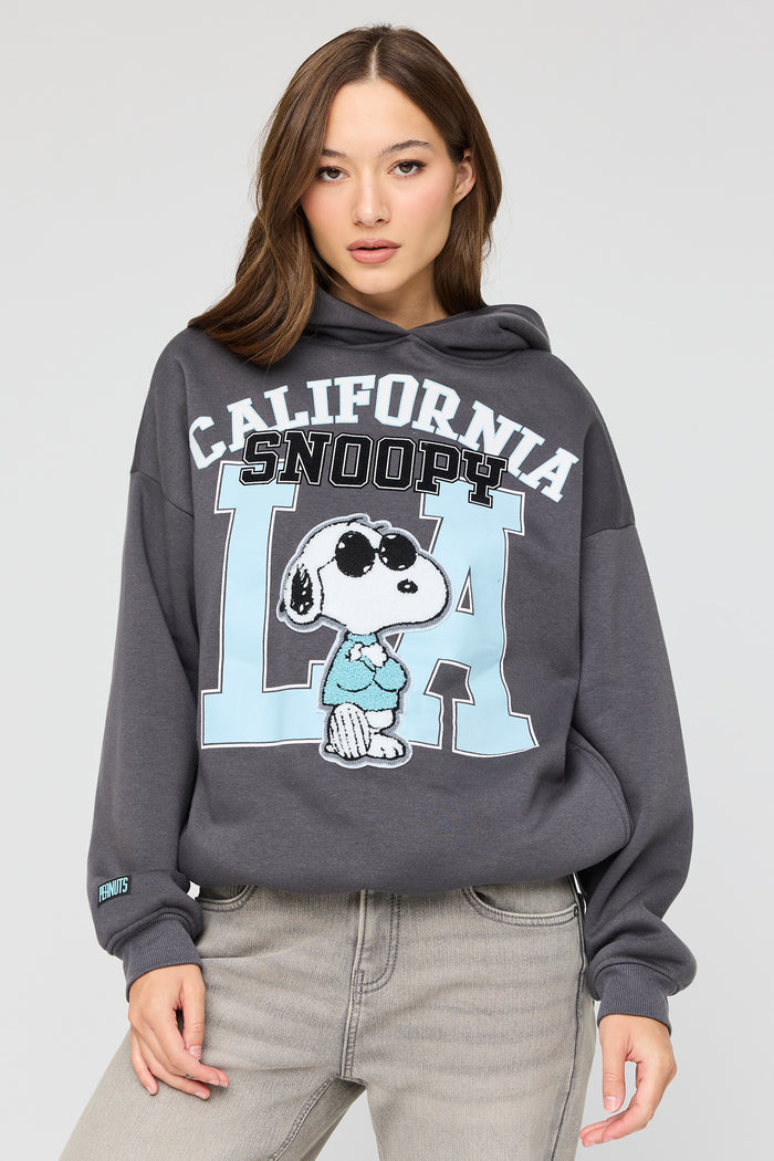 Peanuts Snoopy Graphic Fleece Hoodie