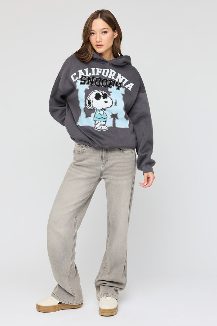 Peanuts Snoopy Graphic Fleece Hoodie