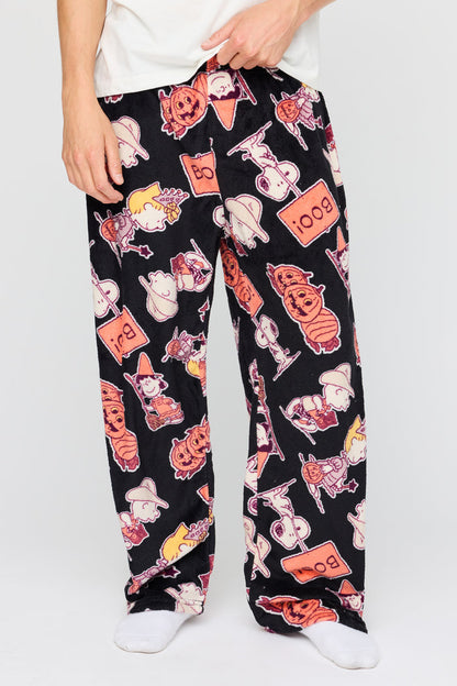 Peanuts Snoopy Halloween Plush Pajama Pant