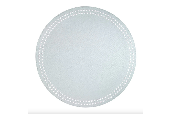 Celadon w/White Pearls