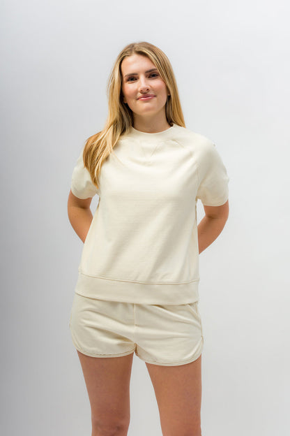 Pebbles | Women's Short Sleeve Sweatshirt