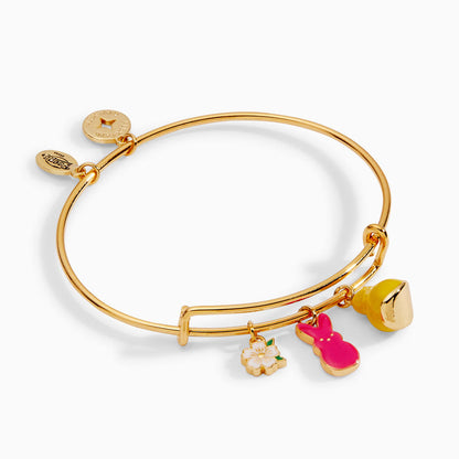PEEPS® Chick and Bunny Multi-Charm Bangle