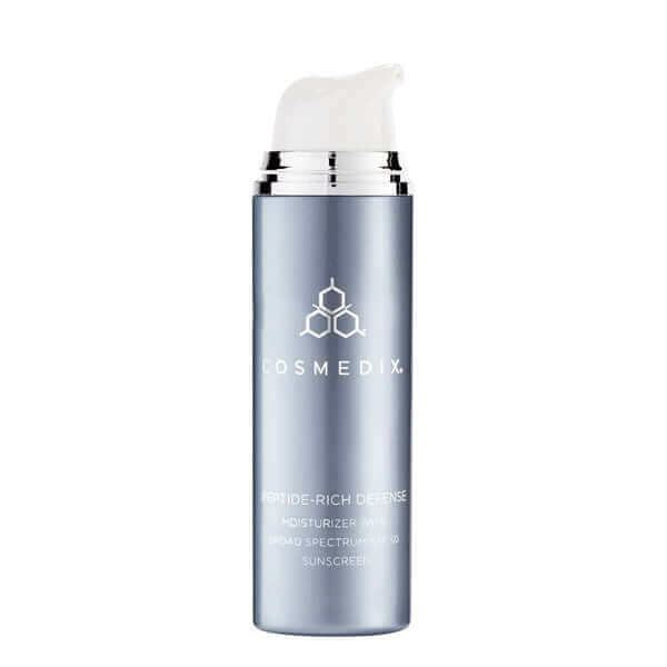 Cosmedix Peptide Rich Defense skincare product on a white background