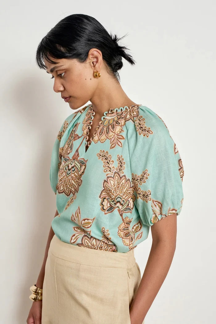 PERCEIVE TOP in Mint Kgari from Zoe Kratzmann
