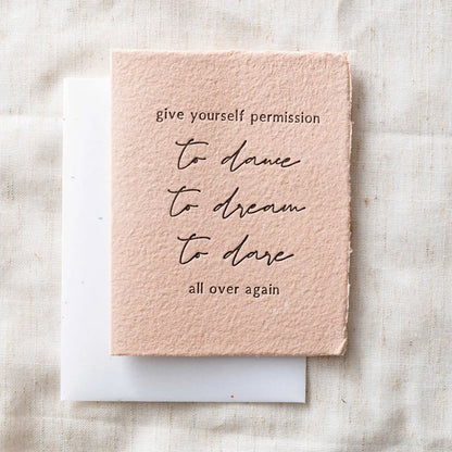 Permission to…- Greeting Card