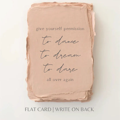 Permission to…- Greeting Card