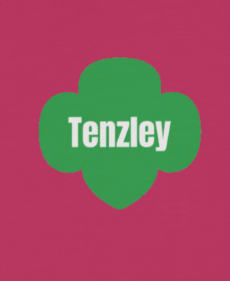 Personalized Girl Scout Trefoil Troop Tee | Girls Lead the Way - Women's