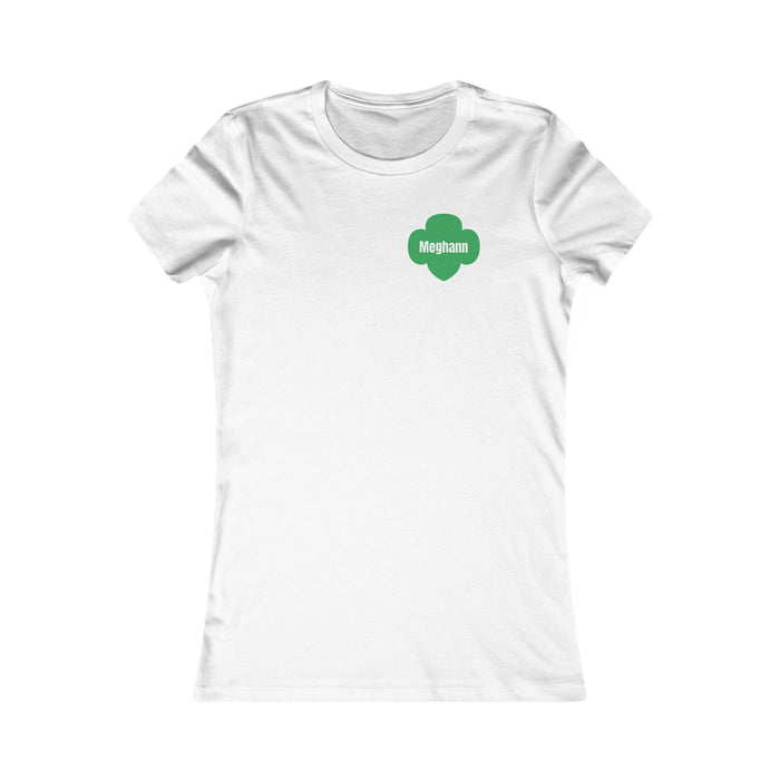 Personalized Girl Scout Trefoil Troop Tee | Girls Lead the Way - Women's