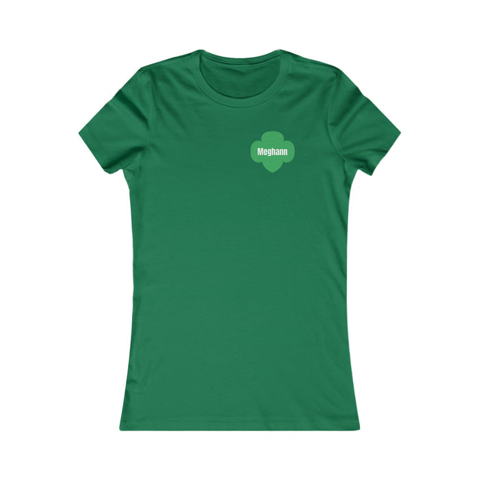 Personalized Girl Scout Trefoil Troop Tee | Girls Lead the Way - Women's