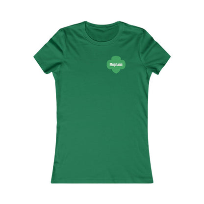 Personalized Girl Scout Trefoil Troop Tee | Girls Lead the Way - Women's