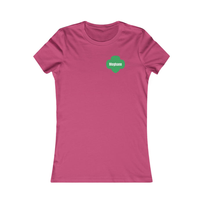 Personalized Girl Scout Trefoil Troop Tee | Girls Lead the Way - Women's