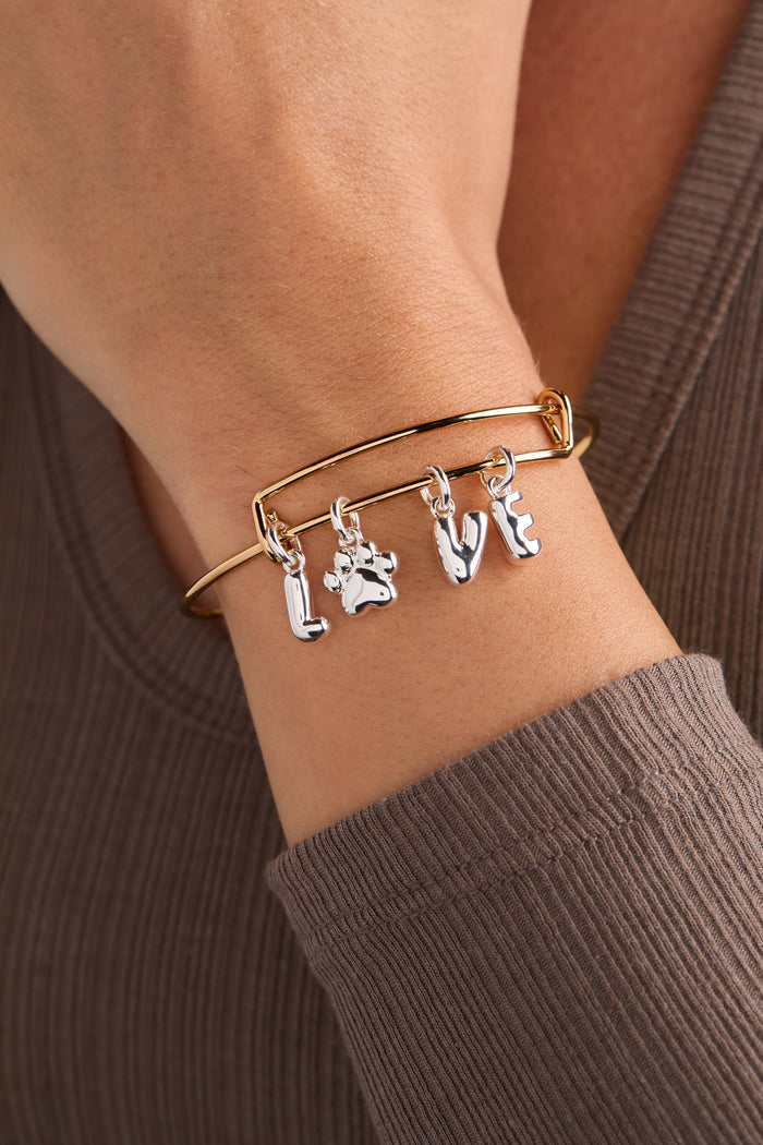 Pet Love Multi-Charm Bangle