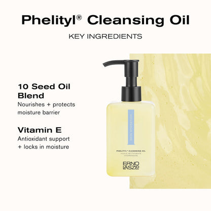 Nourishing Cleansing Oil hydrates + melts away buildup