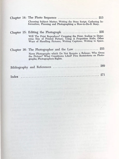 Photojournalism Manual, 1967 First Edition