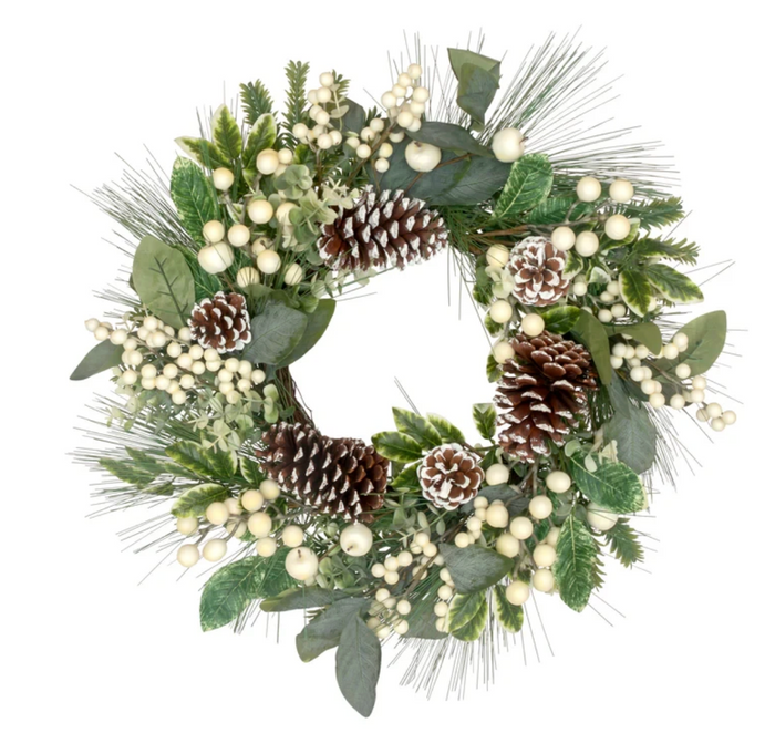 Pinecone & Berries Wreath