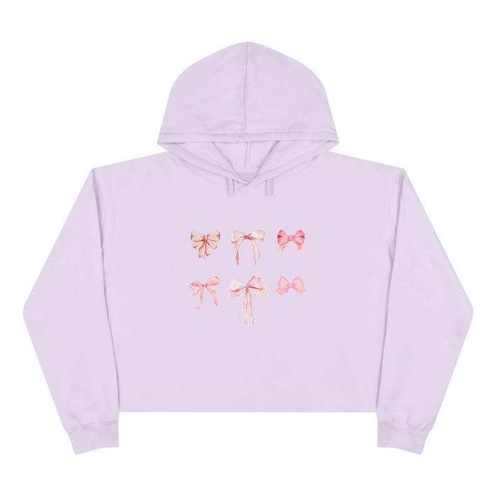 Pink Bow Power Cropped Hoodie - Bow-tiful and Cozy 🎀💖 - Whippie's