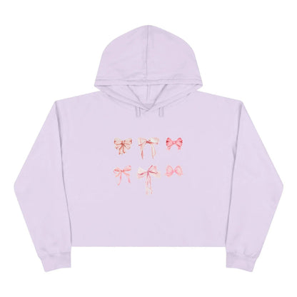 Pink Bow Power Cropped Hoodie - Bow-tiful and Cozy 🎀💖 - Whippie's