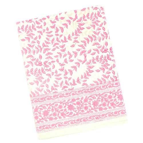 Pink Leaves - Tablecloth