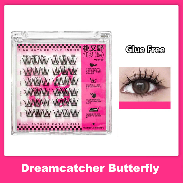 PinkPunk Arrebol Glue-Free False Eyelashes