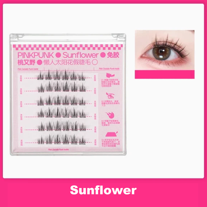 PinkPunk Arrebol Glue-Free False Eyelashes