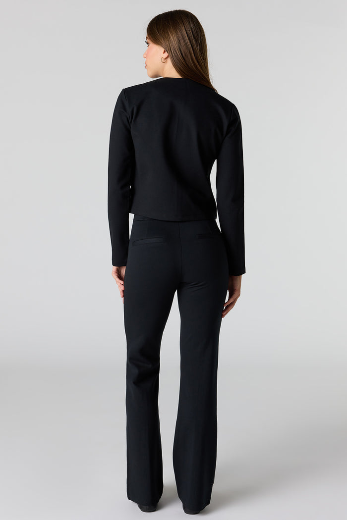 Pintuck Flare Dress Pant