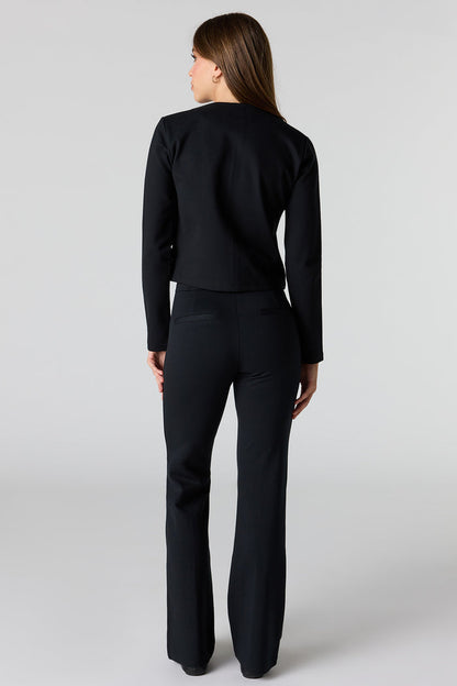 Pintuck Flare Dress Pant