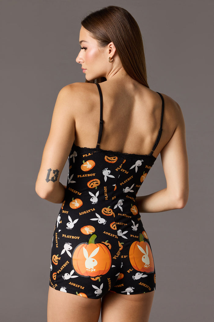 Playboy Halloween Romper Pajama