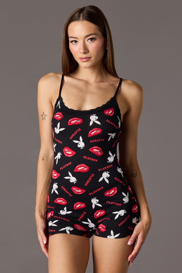 Playboy Halloween Romper Pajama