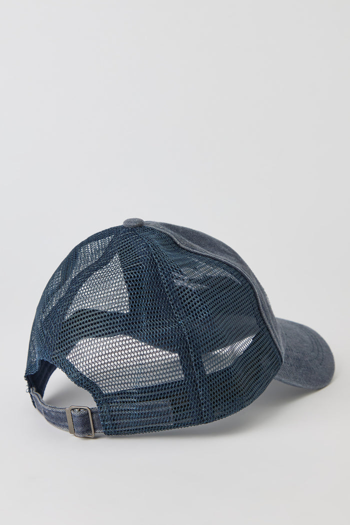 Playboy Rhinestone Washed Trucker Hat