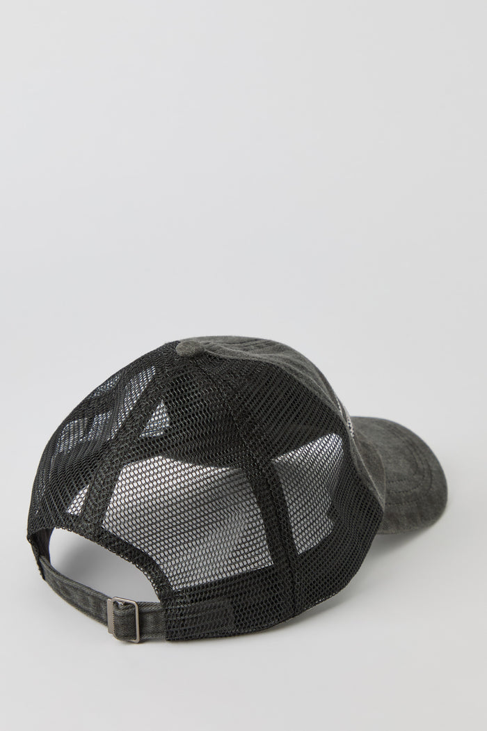 Playboy Rhinestone Washed Trucker Hat
