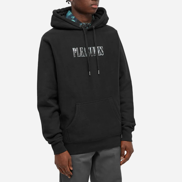 PLEASURES ICY PLAYBOY HOODY BLACK
