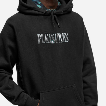 PLEASURES ICY PLAYBOY HOODY BLACK