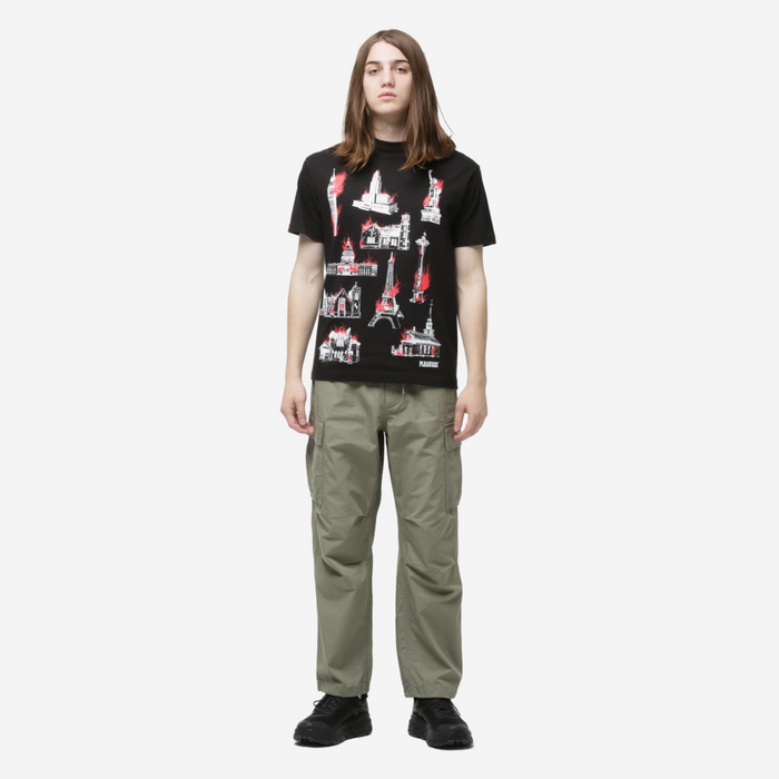 PLEASURES MONUMENT BLACK TEE
