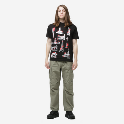 PLEASURES MONUMENT BLACK TEE