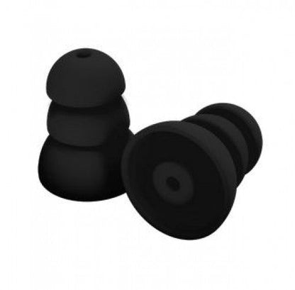 Plugfones ComforTiered Replacement Silicone Earplug Tips — 5 Pairs