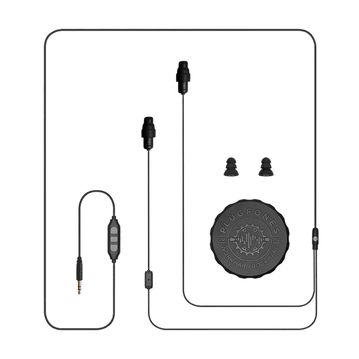 plugfones black cable
