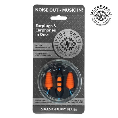 Plugfones Headphones with Earplugs