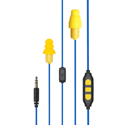 plugfones blue and yellow cable