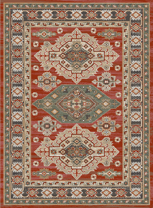 Plymouth Marisco Red Area Rug