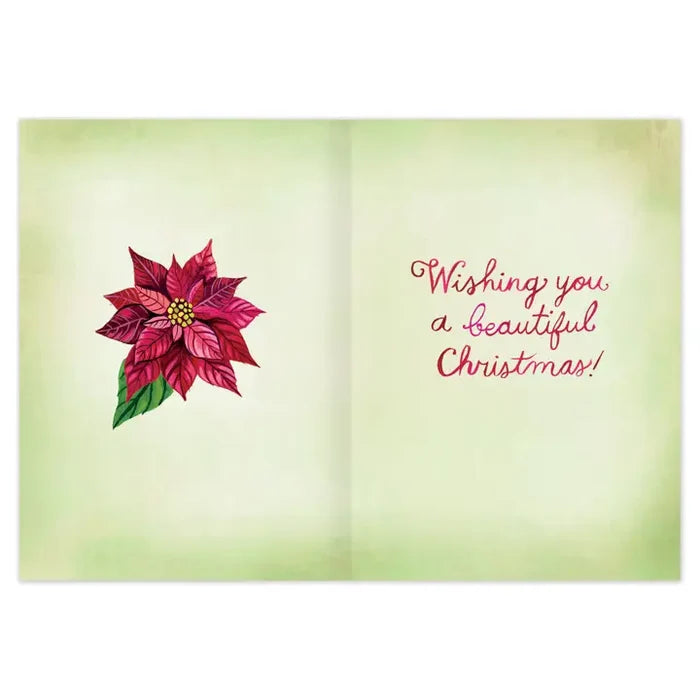 Poinsettia Merry & Bright Boxed Cards